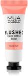MUA Makeup Academy Blushed Liquid Blusher folyékony arcpirosító árnyalat Peach Puff 10 ml