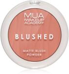 MUA Makeup Academy Blushed Powder Blusher púderes arcpír árnyalat Rose Tea 5 g