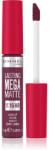 Rimmel Lasting Mega Matte matt folyékony állagú ajakrúzs 16 h árnyalat Rock Me Purple 7, 4 ml
