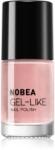 NOBEA Metal Gel-like Nail Polish körömlakk géles hatással árnyalat Shimmer pink N#77 6 ml