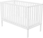 TIMBA kiságy Felix egyenes végű 60x120 fehér