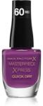 MAX Factor Masterpiece Xpress gyorsan száradó körömlakk árnyalat 360 Pretty As Plum 8 ml