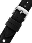 Morellato Curea din piele Morellato Tropea 5968D99.019 M, negru, material reciclat 22 mm