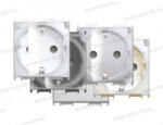 TEM dugalj csapfedeles 2+F ezüst 16A 250V 2M ST VM11ST(17833)