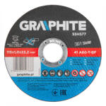 GRAPHITE Vágókorong, fémhez, 115x1x22.2 mm, 41 a60-t-bf, 10db (55H577) - olaj