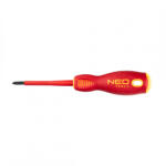 NEO TOOLS Csavarhúzó sl/pz1 80mm, 1000v, szigetelt (04-219) - olaj