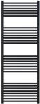 HeizTech egyenes matt fekete acél fürdőszobai törölközőszárító radiátor 50 x 100 cm, 463 W (11020277)