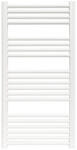HeizTech egyenes fehér acél fürdőszobai törölközőszárító radiátor 50 x 120 cm, 550 W (11020242)
