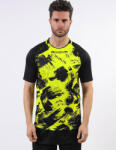 Givova SHIRT ART INTERLOCK M/C dressz fluo sárga-fekete 4XS