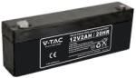 V-TAC 2.0Ah 12V Акумулаторна Батерия T1 178*35*60(67) мм - 23450 (23450)