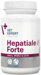 VetExpert VET EXPERT Hepatiale Forte Small Breed & Cats, supliment sistem hepatic câini, capsule VET EXPERT Hepatiale Forte Small Breed & Cats, XS-S, supliment sistem hepatic câini și pisici, flacon, 40 capsule