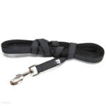 Julius-K9 JULIUS-K9 Color & Gray, lesă antiderapantă cu mâner câini, textil, bandă JULIUS-K9 Color & Gray, lesă antiderapantă cu mâner câini, 50kg, textil, bandă, 20mm x 10m, negru