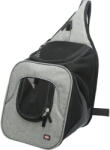 TRIXIE TRIXIE Savina, rucsac transport câini și pisici, XS-S(max. 10kg), poliester, deschidere frontală&superioară, negru și gri, 30 x 26 x 33 cm