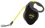 flexi FLEXI Giant, lesă bandă retractabilă dresaj câini, reflectorizant, nylon, neon, M(25kg, 8m)