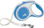 flexi FLEXI Comfort, lesă bandă retractabilă câini, nylon, albastru, S(15kg, 5m)