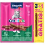 Vitakraft Vitakraft Cat Sticks Rață și Iepure, 3+1 Promo