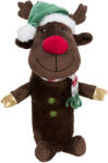 TRIXIE TRIXIE Christmas Ren cu Fosnaitoare, jucărie de pluș câini XS-XL, activități fizice, poliester, maro și roșu, 45cm