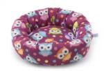  LEOPET LEOPET Donuts Owls, pat rotund câini, poliester, imprimeu bufnițe, multicolor, 60x15cm