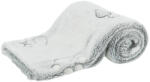 TRIXIE TRIXIE Nando, pătură dreptunghiulară câini, fleece, imprimeu lăbuțe, gri TRIXIE Nando, pătură dreptunghiulară câini, S-M, fleece, imprimeu lăbuțe, gri, 75 x 50 cm