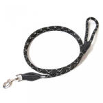 Julius-K9 JULIUS-K9 IDC Rope, lesă cordelină reflectorizantă cu mâner câini, nylon, șnur, negru JULIUS-K9 IDC Rope, lesă cordelină reflectorizantă cu mâner câini, nylon, șnur, 12mm x 1.2m, negru