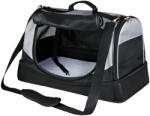 TRIXIE TRIXIE Holly, geantă transport câini și pisici, XS-M(max. 15kg), poliester, deschidere frontală&laterală, cu buzunare, negru și gri, 30 x 30 x 50 cm