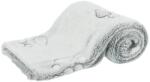 TRIXIE TRIXIE Nando, pătură dreptunghiulară câini, fleece, imprimeu lăbuțe, gri TRIXIE Nando, pătură dreptunghiulară câini, M-L, fleece, imprimeu lăbuțe, gri, 100 x 70 cm