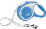 flexi FLEXI Comfort, lesă bandă retractabilă câini, nylon, albastru, XS(12kg, 3m)