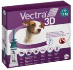 Vectra 3D Vectra 3D, spot-on, solutie antiparazitara, caini Vectra 3D, spot-on, soluție antiparazitară, câini 4 -10 kg, 3 pipete