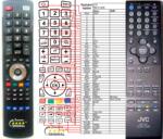 GENERAL JVC RM-C1225 - kompatibilis General márkájú távirányító