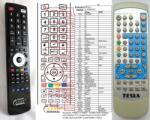 GENERAL TESLA L-5422 DVD - kompatibilis General márkájú távirányító