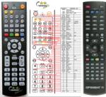 GENERAL OPENSAT 9700 HDPVR, 9900 HDPVR - kompatibilis General márkájú távirányító