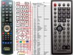 General THOMSON DTH725DVB-T - kompatibilis General márkájú távirányító