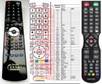 GENERAL SONIQ QT1D, E23Z13A E32W13A E32W13D E40W13A E48W13A L32V12B L42D11A L47V12A P51E12A - kompatibilis General márkájú távirányító