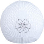 NEW BABY Kötött sapka New Baby virág fehér