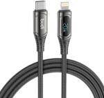 budi Cablu USB-C la Lightning LED Budi, 20W, 1, 5 m (negru)