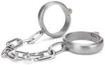 Prowler Red Heavy Duty Hand Cuffs Silver