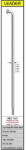 Sapim Leader ezüst színű küllő, ezüst színű küllőanyával 2, 0 x 298 mm - bikepro - 170 Ft