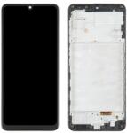  GH82-26866A Samsung Galaxy M22 OLED kijelző érintővel fekete kerettel előlap (GH82-26866A)