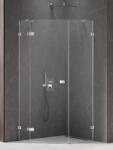 NEW TRENDY Avexa zuhanykabin 100x80 cm króm fényes/átlátszó üveg EXK-3893 (EXK3893)