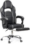 CHAIRS-ON Scaun gaming cu suport de picioare OFF 302 gri