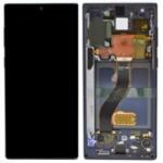 Samsung GH82-20900A Gyári Samsung Galaxy Note 10 plus / Note 10 plus 5G OLED kijelző érintővel Fekete kerettel előlap (GH82-20900A)