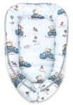  Baby Shop babafészek 55x75 cm - Kék Dinó Autó