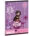 Ars Una Ars Una: Cute Animals - Puppy tacskós négyzethálós füzet A/5 (53633699) - jatekshop