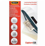 Fellowes meleglamináló fólia, 54x86 mm, 125 mikron, 50 db (5396602)