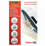 Fellowes meleglamináló fólia, 54x86 mm, 125 mikron, 100 db (5306302)