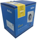 ReTon Вентилатор Silent HT ф100мм, цвят Бял, 83м3/ч, 5.2W, 25dB, сензор за влага и клапа - V197532 (V197532)