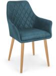 Halmar Fotoliu tapitat Velvet Deluxe, catifea albastru marin, stil elegant, 58x61x85x50 cm