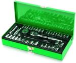 TOPTUL Trusa tubulare 1/4+3/8 scurte 6 colturi 40 piese metric si inch MAC1005GCAD4002 Set capete bit, chei tubulare