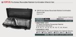 TOPTUL Set chei combinate cu clichet 15 buc sw8-19mm MAC1002GBA15410