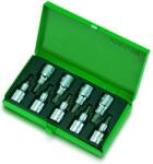 TOPTUL Trusa biti torx 1/2 scurti 9piese tx20 - tx60 MAC1005GAAD0903 Set capete bit, chei tubulare